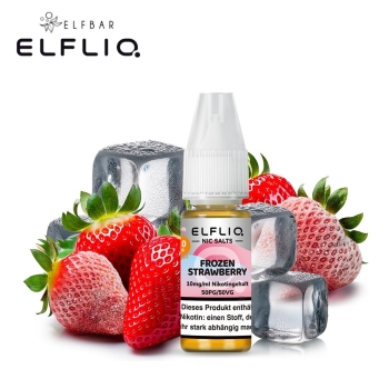 Elfliq Liquid by Elfbar - Frozen Strawberry - Nic Salt 10mg / 20mg